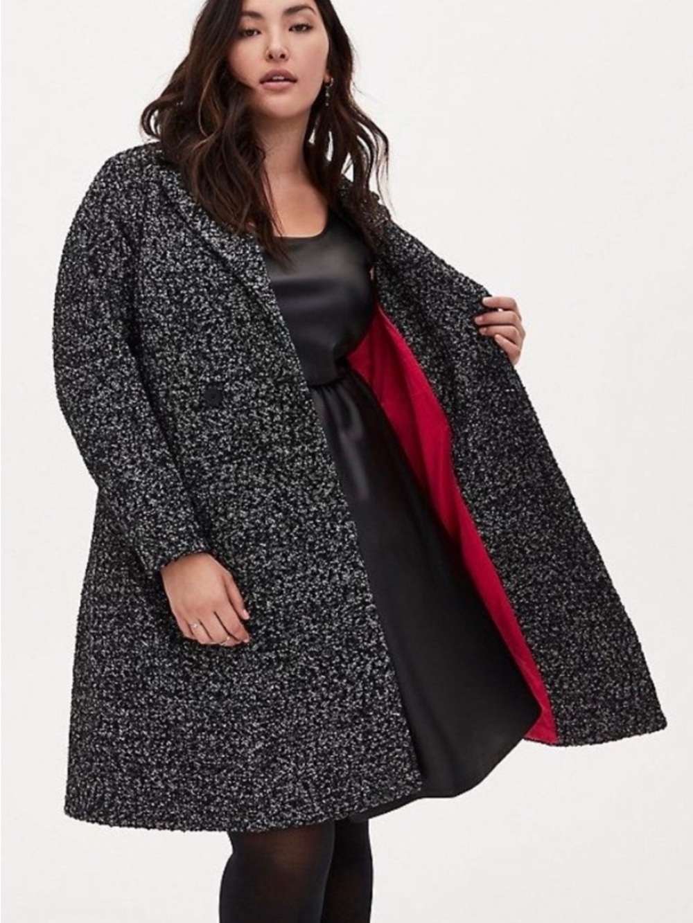 Tweed Winter Coat, 2X (Torrid Size 2)